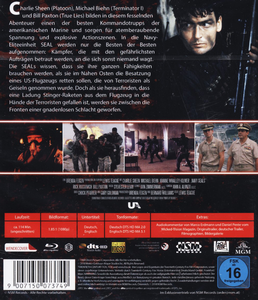 Navy Seals (ej svensk text) (Blu-ray) - 2