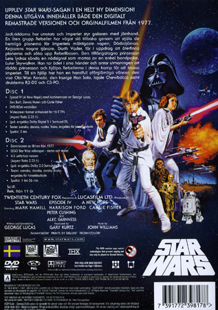 Star Wars IV - Stjärnornas Krig (2-disc) (Begagnad) - 2