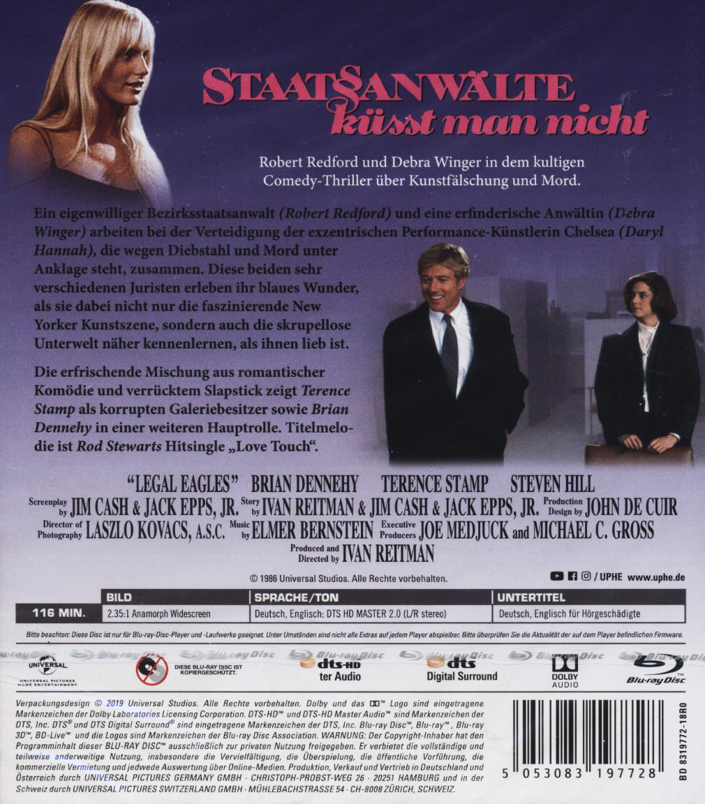Legal Eagles (ej svensk text) (Blu-ray) - 2