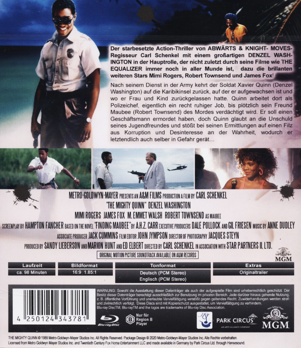 Mighty Quinn (ej svensk text) (Blu-ray) - 2