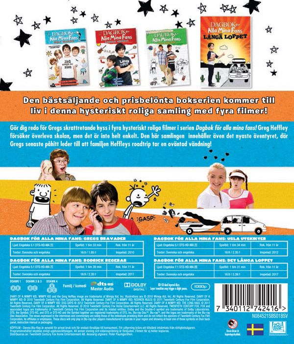 Dagbok För Alla Mina Fans Box (4-disc) (Blu-ray) - 2