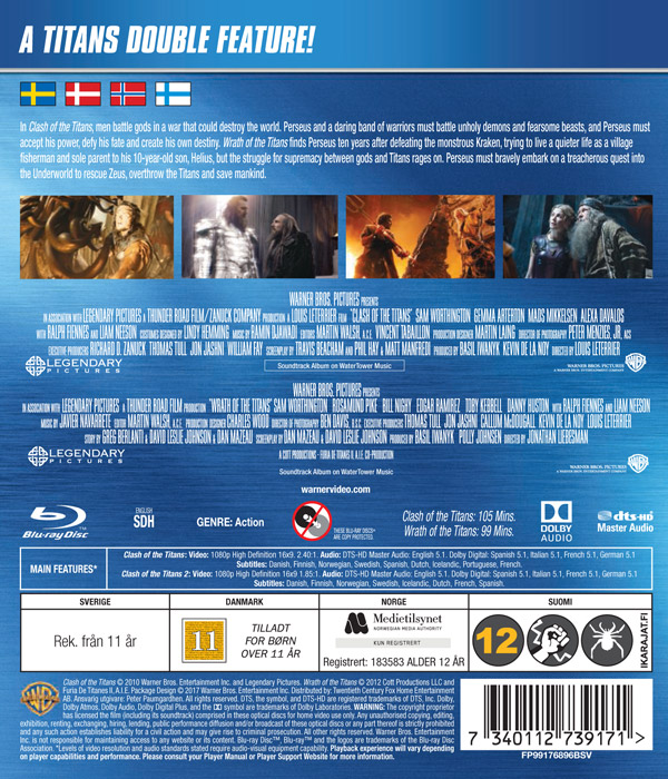 Clash of the Titans / Wrath of the Titans (Blu-ray) - 2