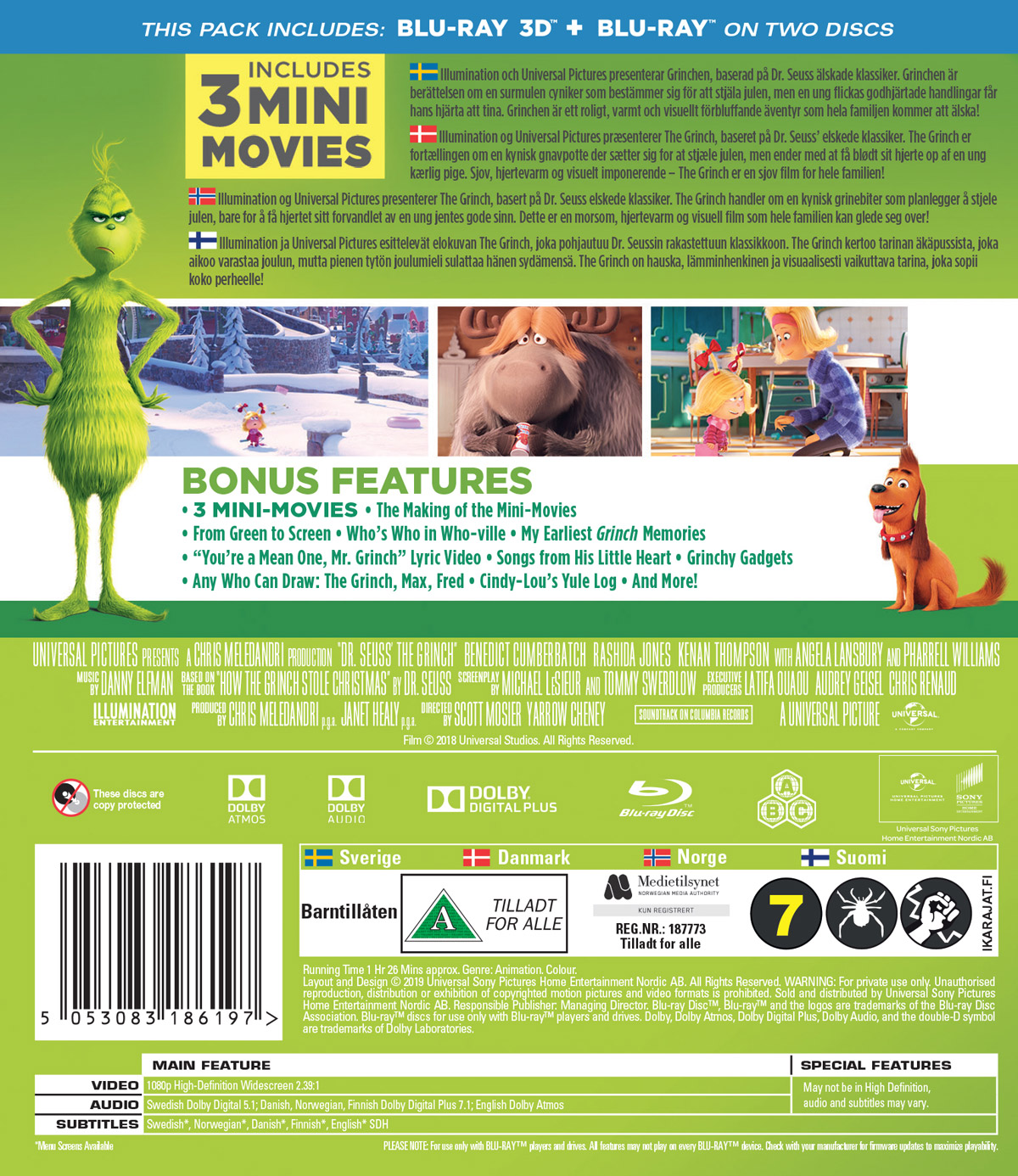 Grinchen (Real 3D + Blu-ray) - 2