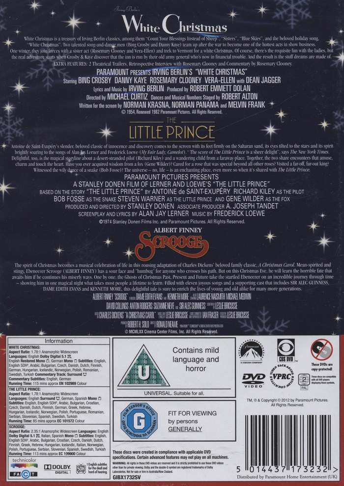 White Christmas / The Little Prince / Scrooge - 2