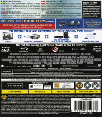 Jack the Giant Slayer (Real 3D + Blu-ray) - 2