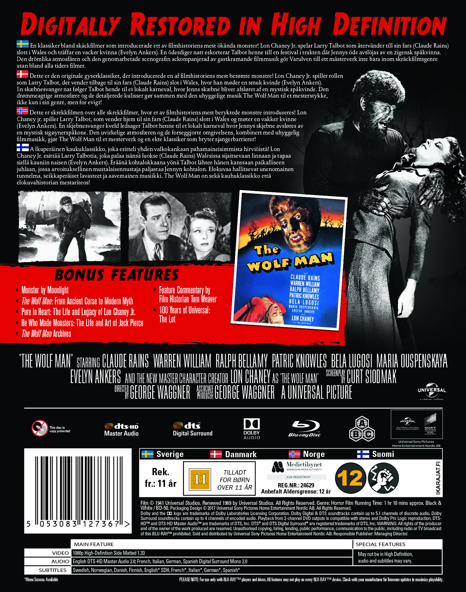 Wolfman (1941) (Steelbook) (Blu-ray) - 2