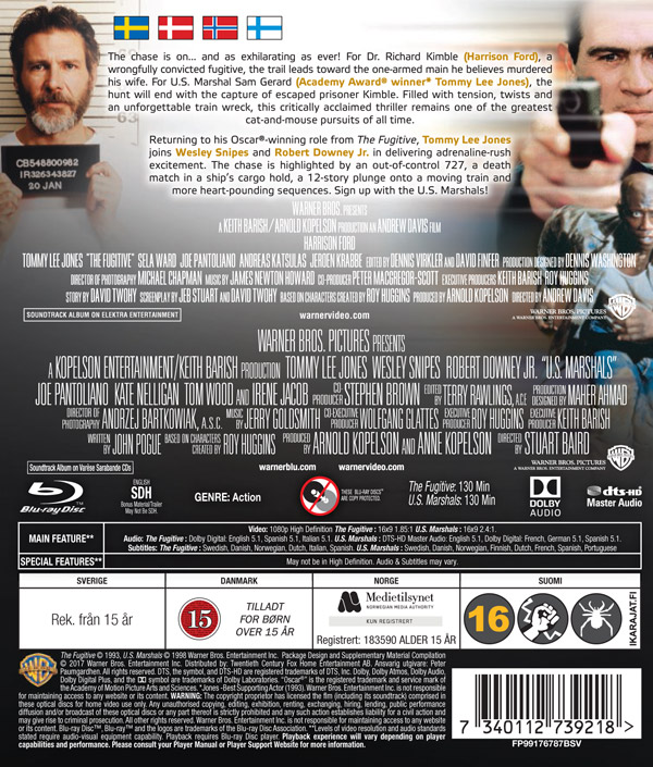 Jagad / U.S. Marshals (Blu-ray) - 2