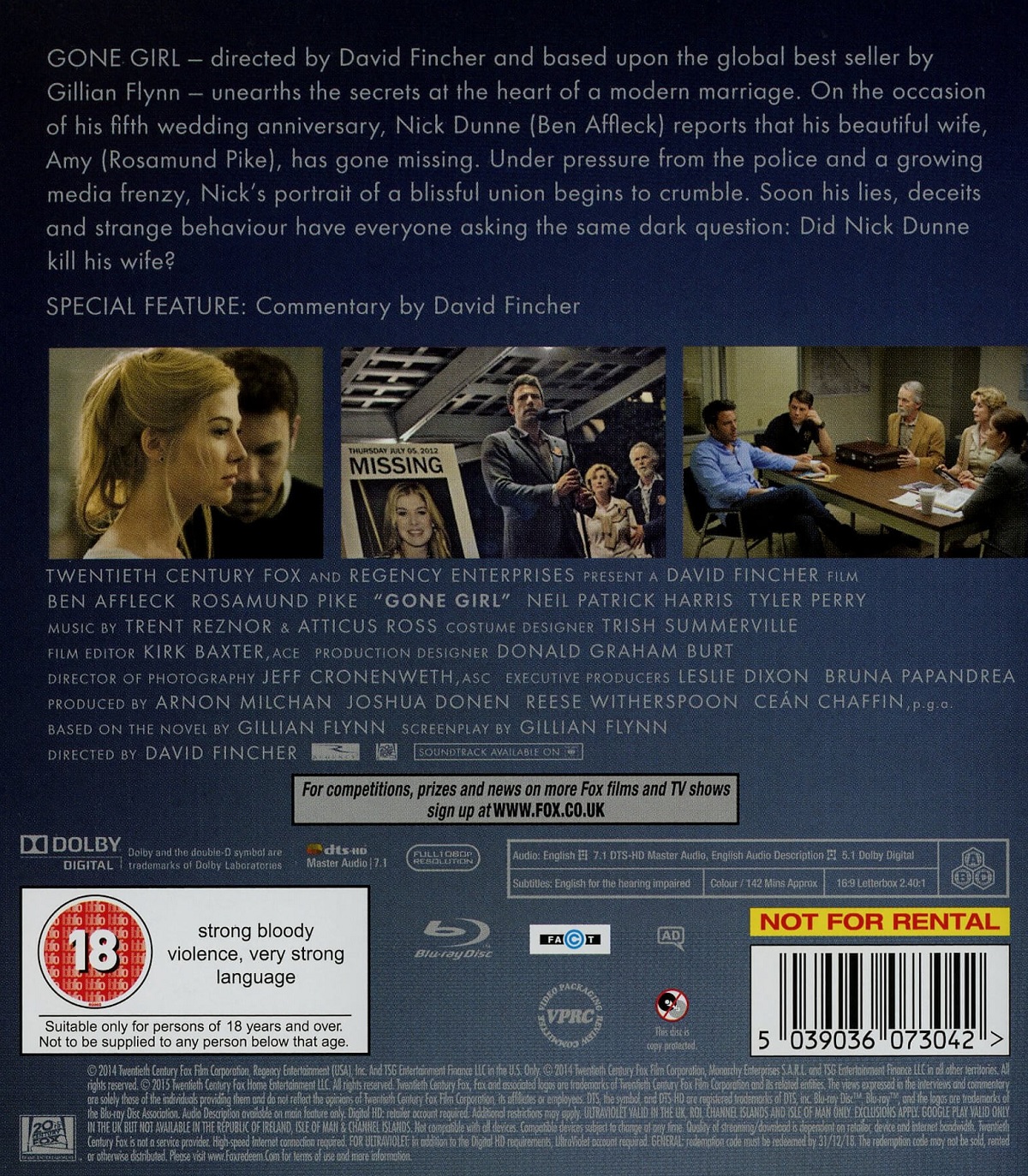 Gone Girl (ej svensk text) (Blu-ray) - 2