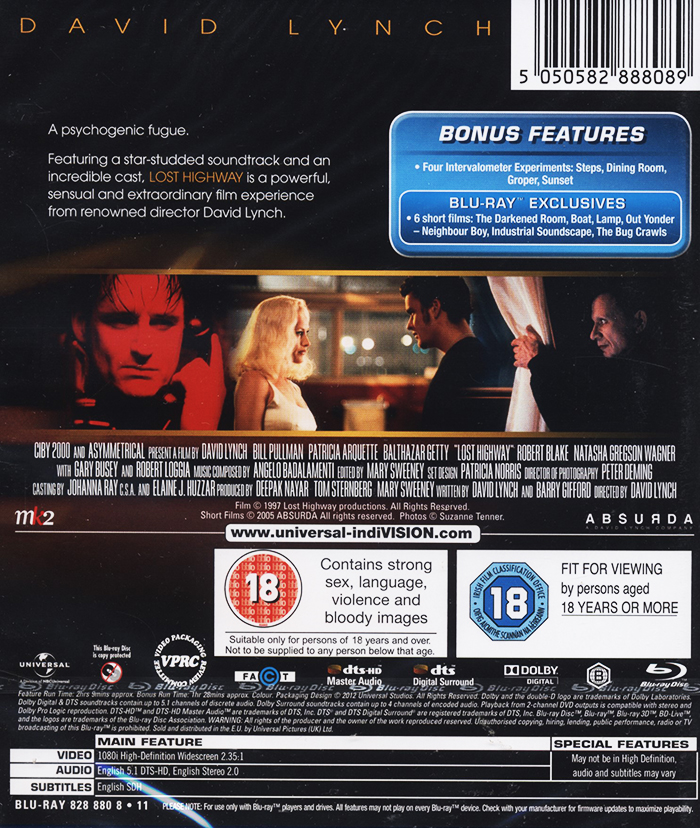 Lost Highway (ej svensk text) (Blu-ray) - 2