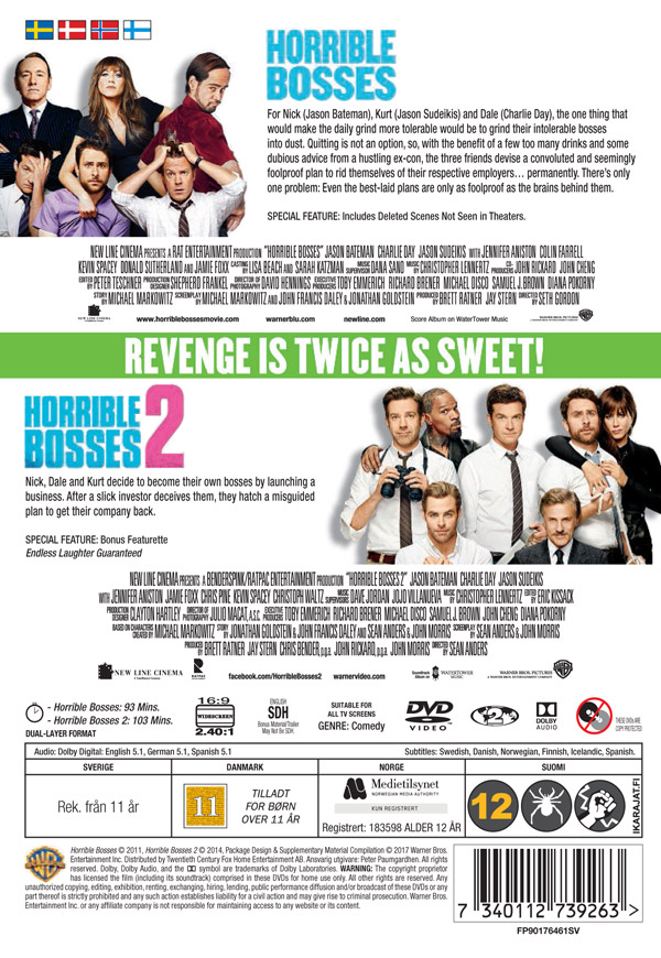 Horrible Bosses 1 & 2 - 2
