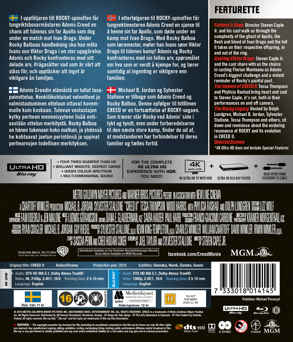 Creed II (4K Ultra HD Blu-ray + Blu-ray) - 2
