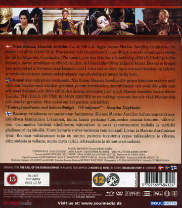 The Fall of the Roman Empire (Blu-ray) (Begagnad) - 2