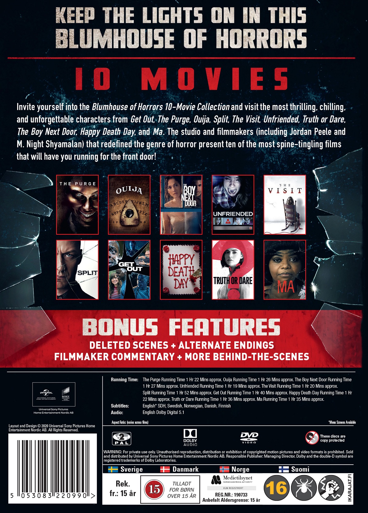 Blumhouse Of Horror - 10 Movie Collection - Kvarnvideo.se