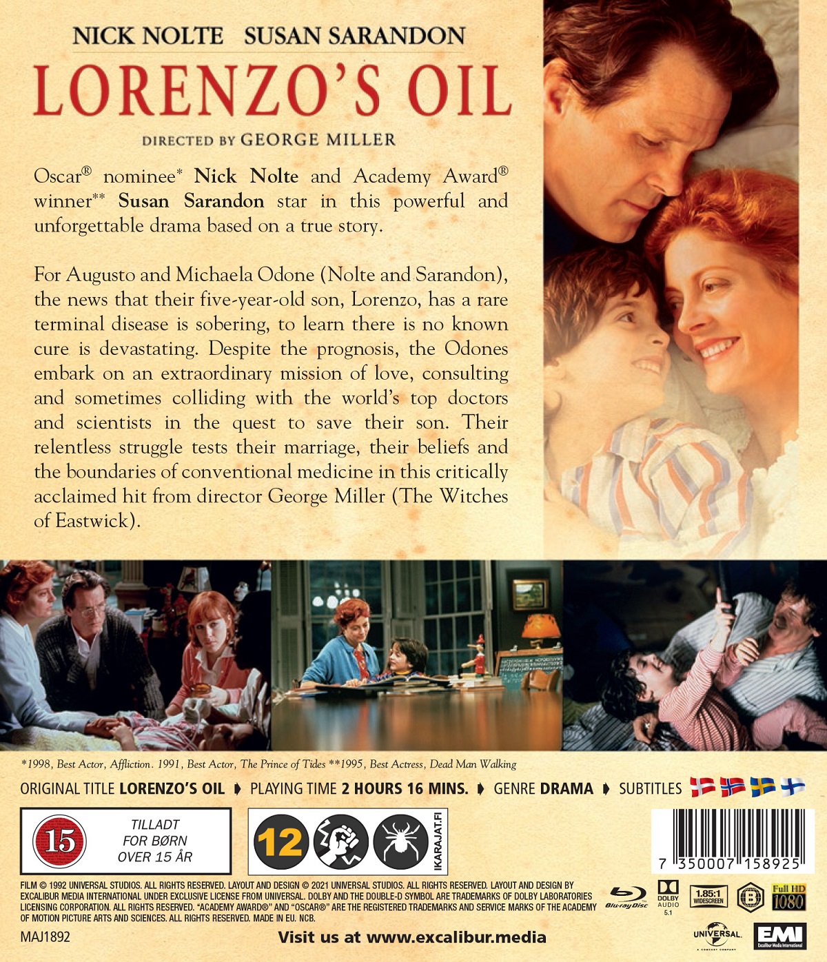 Lorenzo's Oil (Blu-ray) - 2