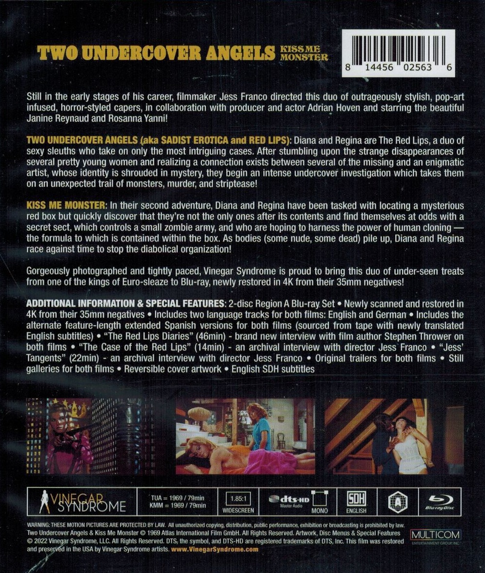 Two Undercover Angels / Kiss Me Monster (ej svensk text) (Blu-ray) - 2