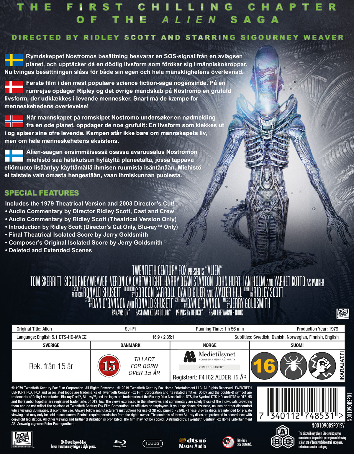 Alien (Steelbook) (Blu-ray) - 2