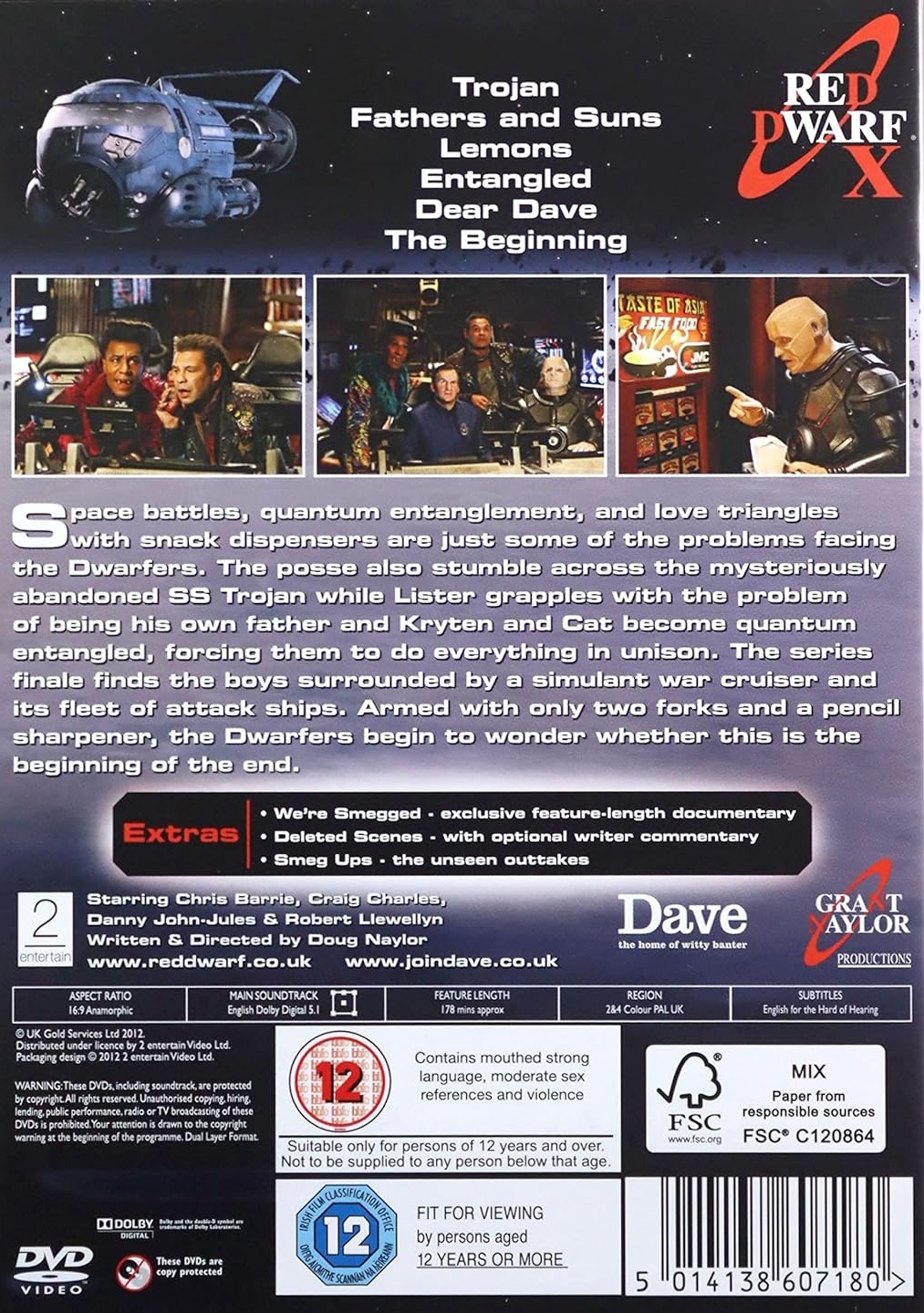 Red Dwarf - Series 10 (Series X) (ej svensk text) - 2
