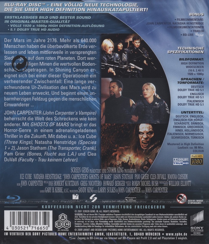Ghosts of Mars (Blu-ray) - 2