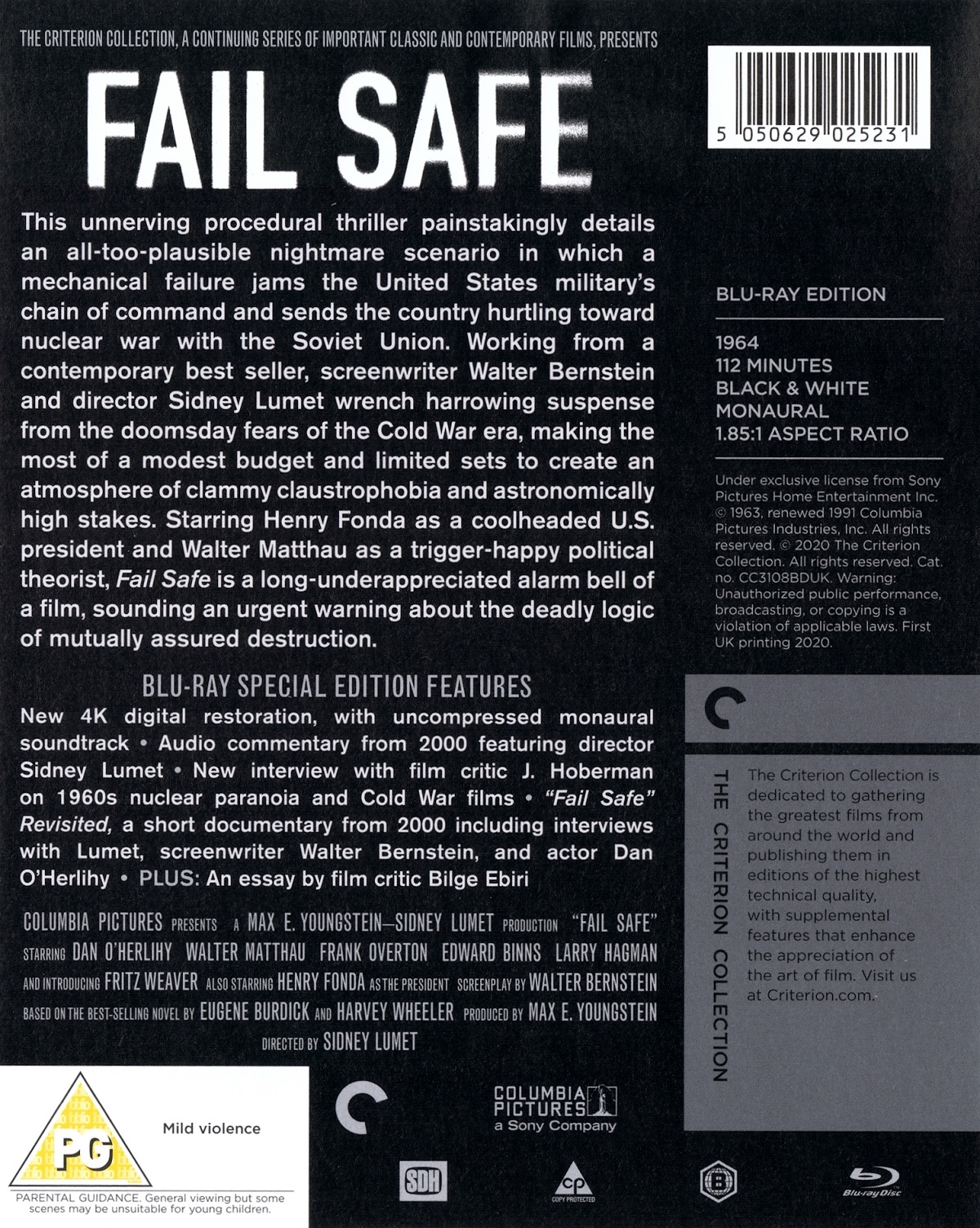 Fail Safe (Criterion Collection) (ej svensk text) (Blu-ray) - 2