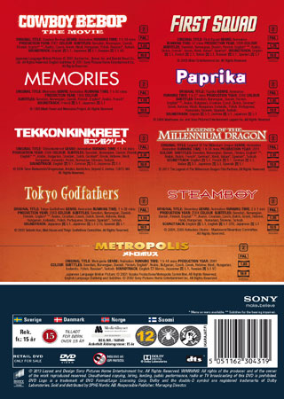 Animé Collection Box (9 filmer) - 2
