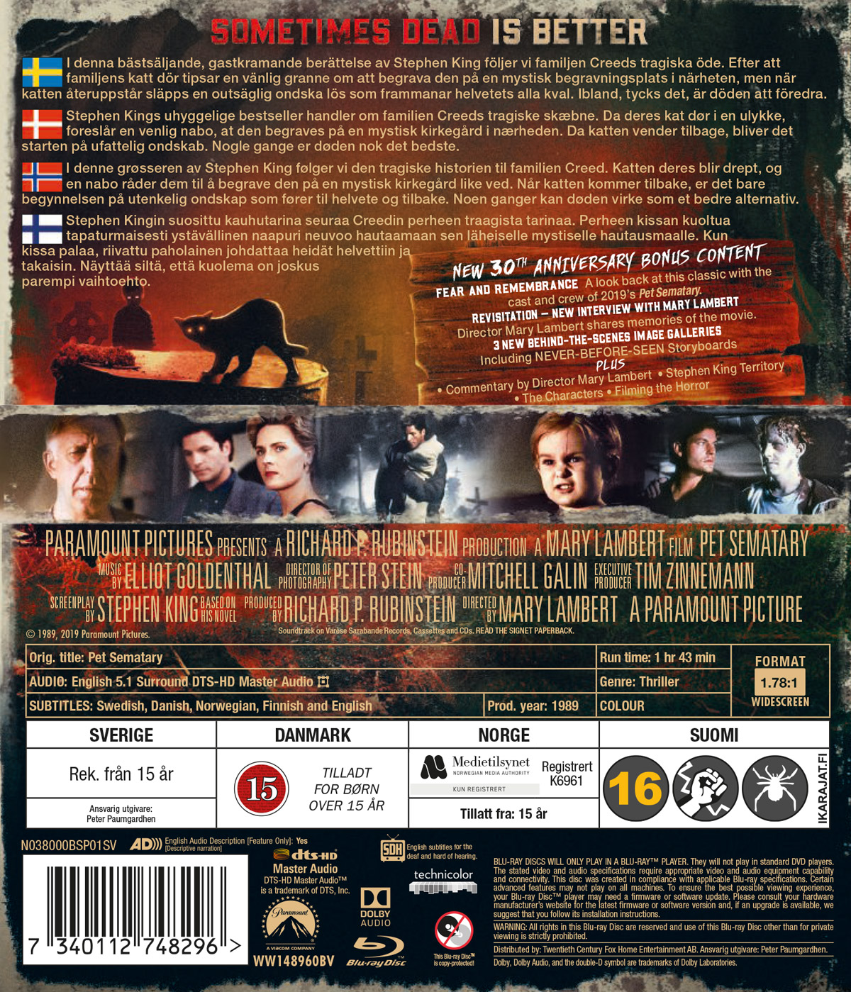Pet Sematary (30th Anniversary) (Blu-ray) - 2