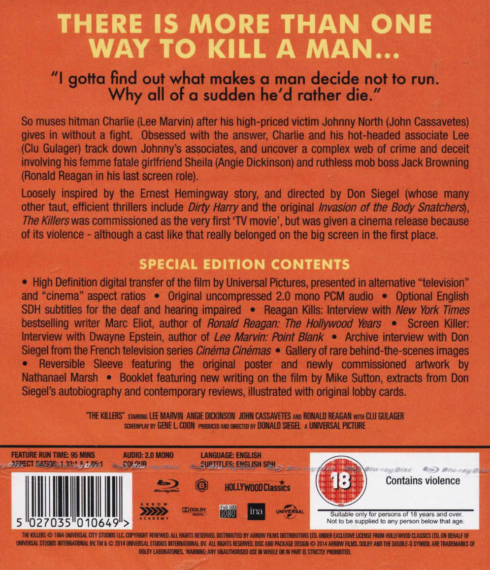 The Killers (ej svensk text) (Blu-ray) - 2