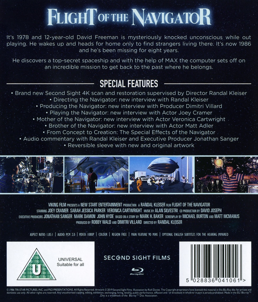 Flight of the Navigator (ej svensk text) (Blu-ray) - 2