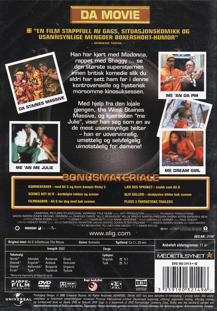 Ali G Indahouse - The Movie - 2
