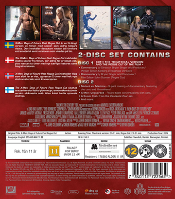 X-Men: Days of Future Past - Rogue Cut (Blu-ray) (2-disc) - 2