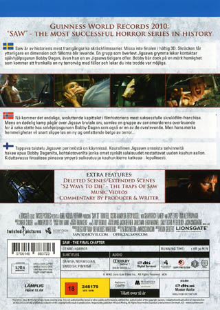 Saw 3D - The Final Chapter (Real 3D + DVD) - 2