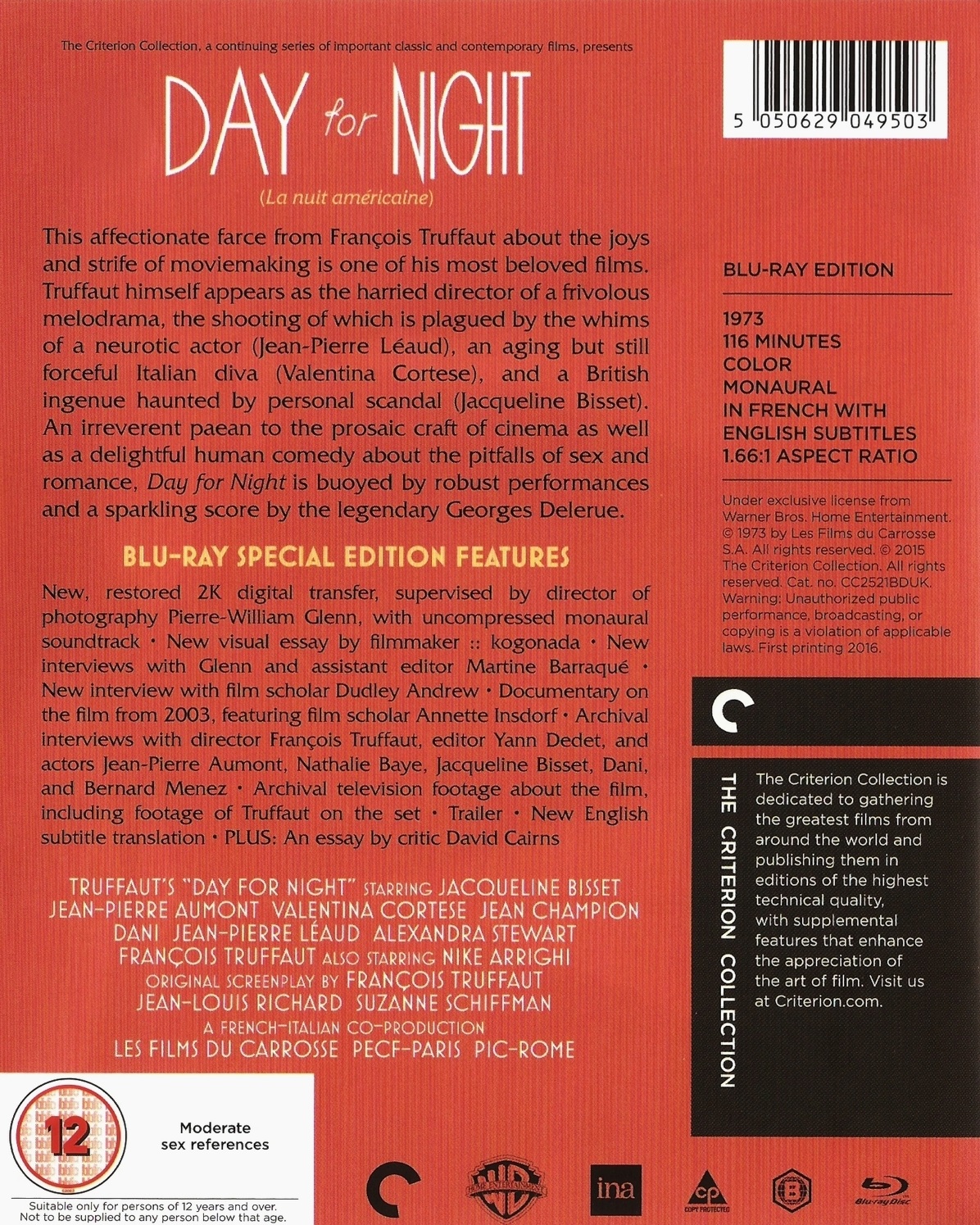 Day For Night (Criterion Collection) (ej svensk text) (Blu-ray) - 2