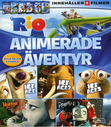 Animerade Äventyr (6-disc) (Blu-ray)