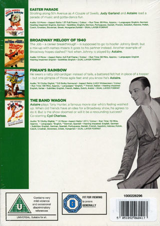 Fred Astaire Collection (4-disc) (ej sv. text på Broadway Melody of 1940 och Finian's Rainbow) - 2