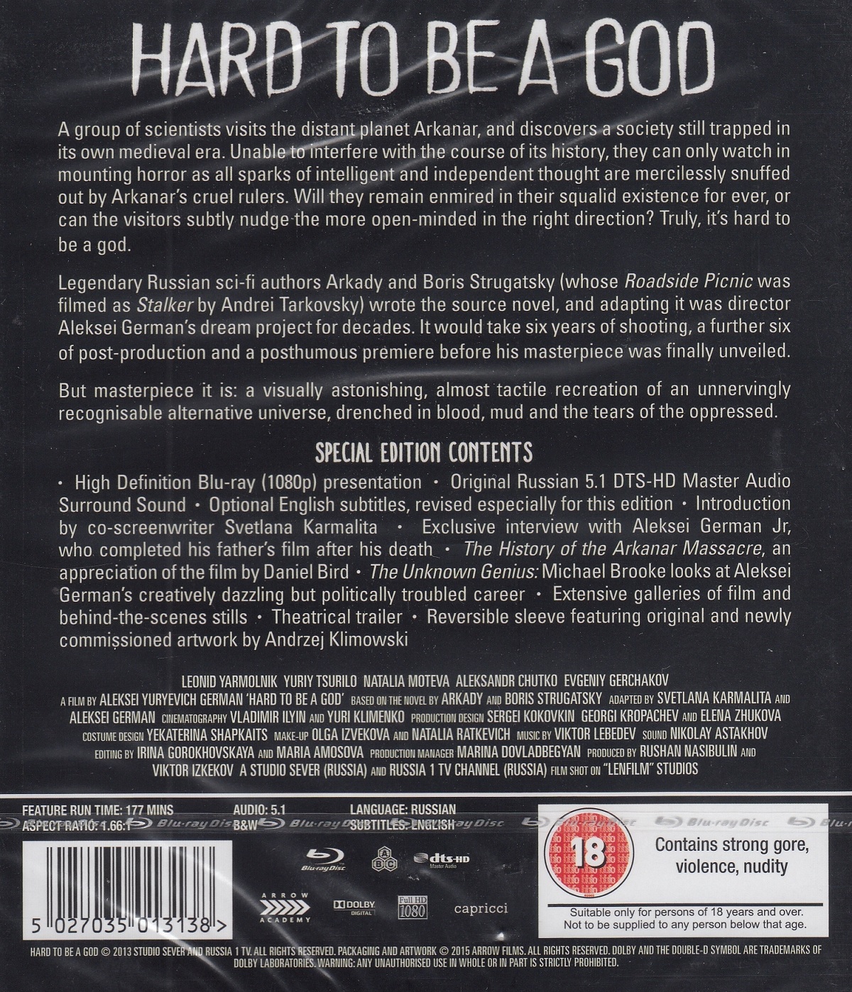 Hard To Be A God (ej svensk text) (Blu-ray) - 2