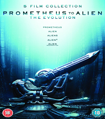 Prometheus to Alien: The Evolution (5-disc) (Blu-ray)
