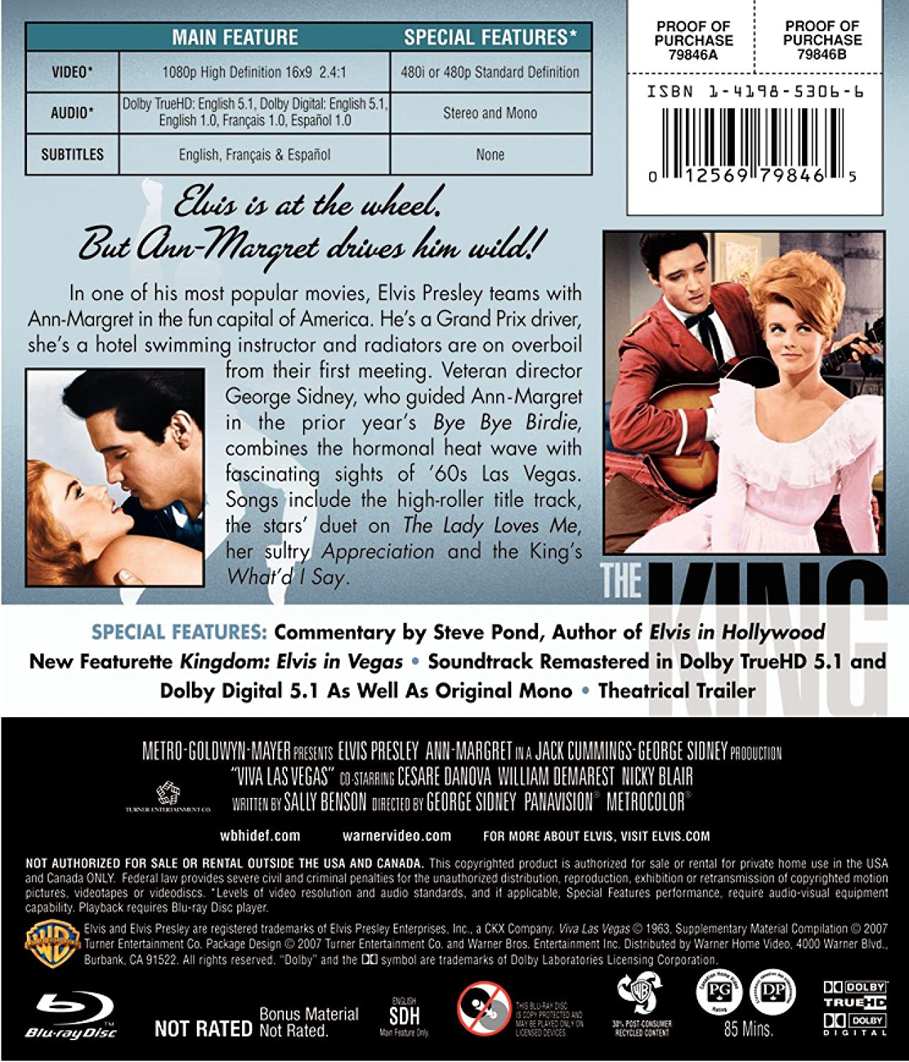 Viva Las Vegas (ej svensk text) (Blu-ray) - 2