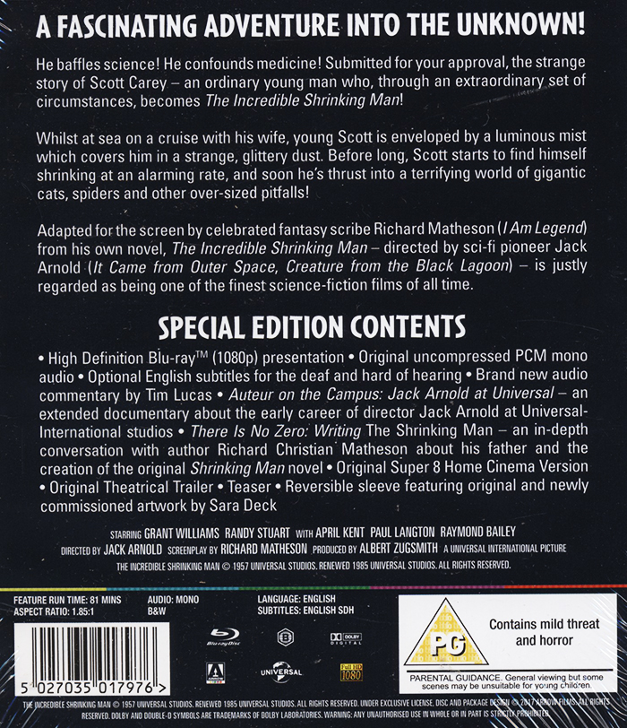 Incredible Shrinking Man (ej svensk text) (Blu-ray) - 2