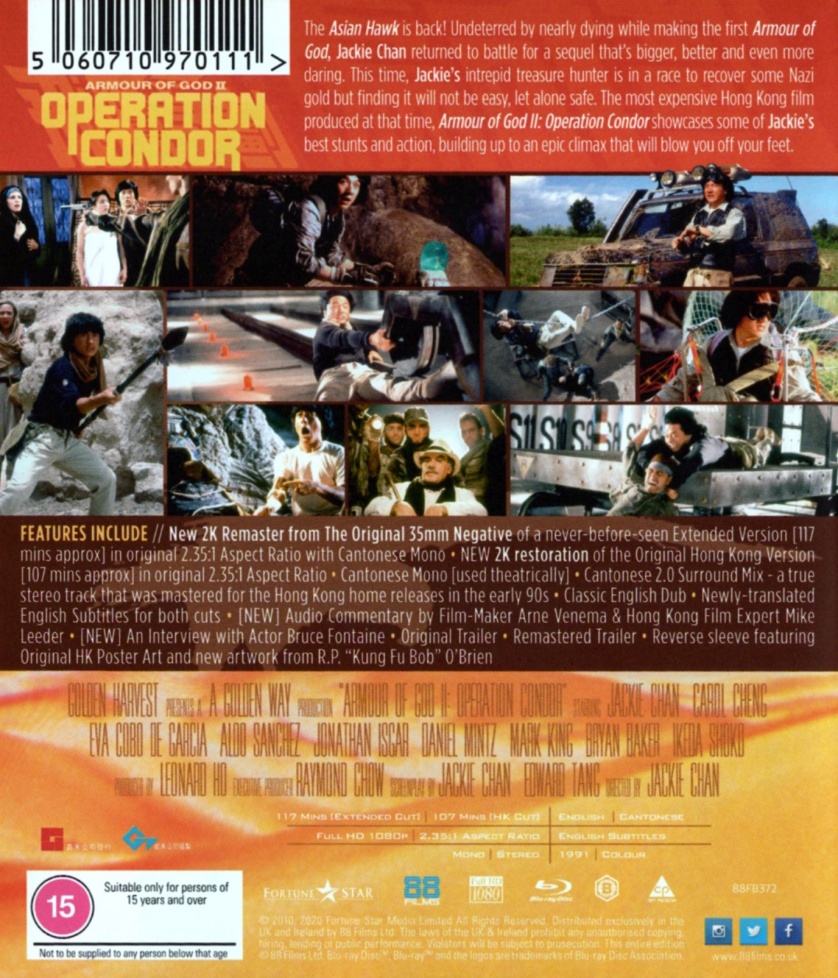 Armour of God II - Operation Condor (ej svensk text) (Blu-ray) -  Kvarnvideo.se