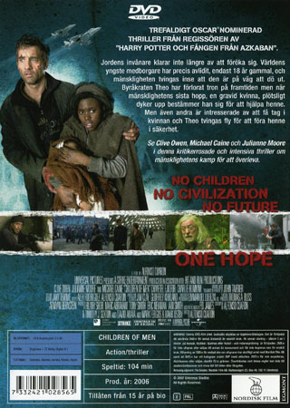 Children of Men (Norskt omslag) - 2