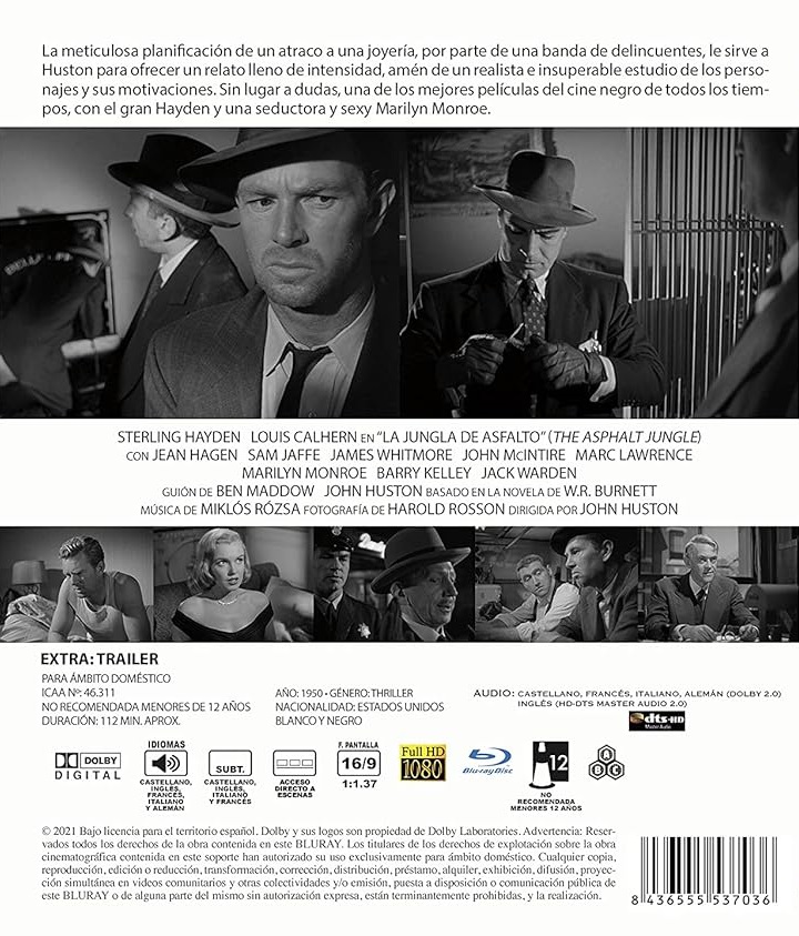 Asphalt Jungle (ej svensk text) (Blu-ray) - 2
