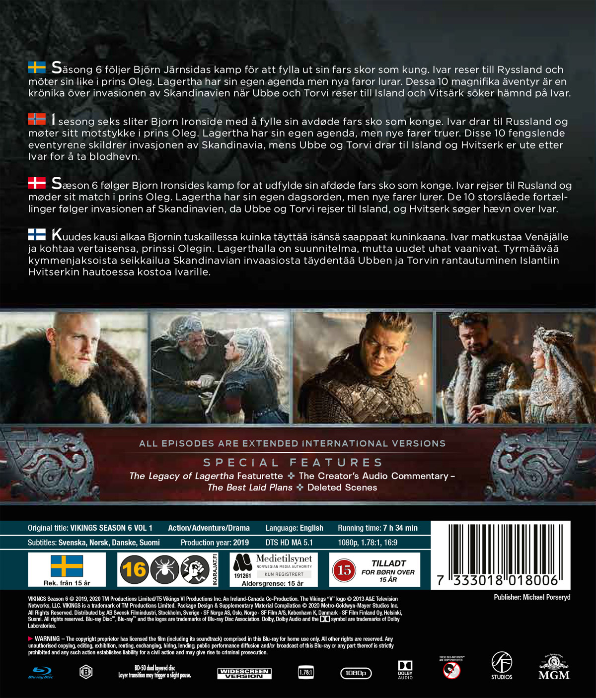 Vikings - Säsong 6 Volym 1 (Blu-ray) - 2