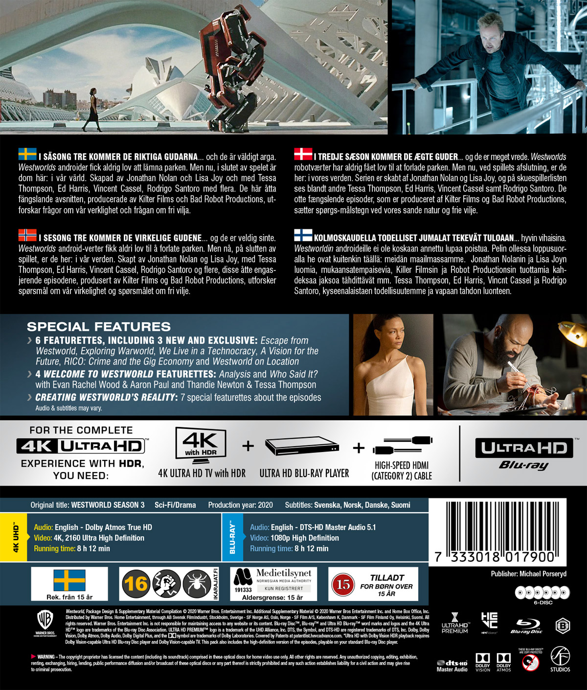 Westworld - Säsong 3 (4K Ultra HD Blu-ray + Blu-ray) - 2