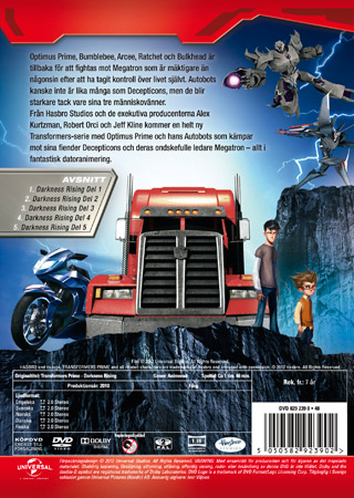 Transformers Prime - Säsong 1 Volym 1 - 2