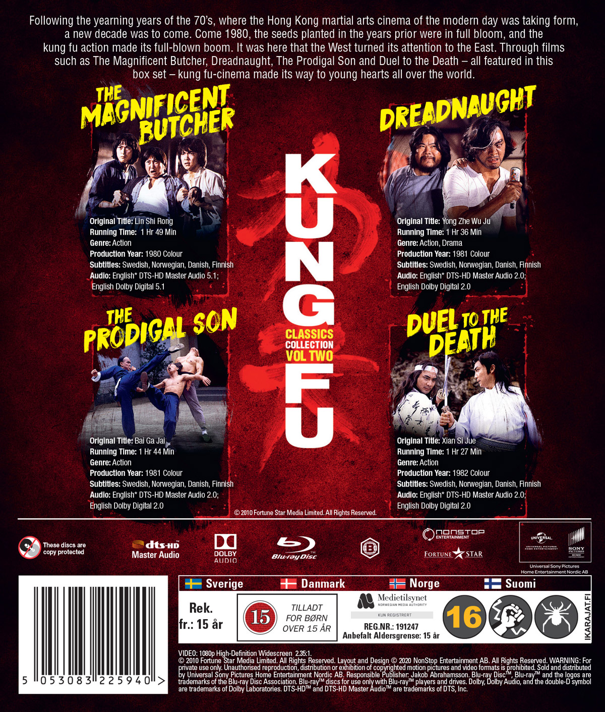 Kung Fu Classics Collection - Volym 2 (Blu-ray) - 2