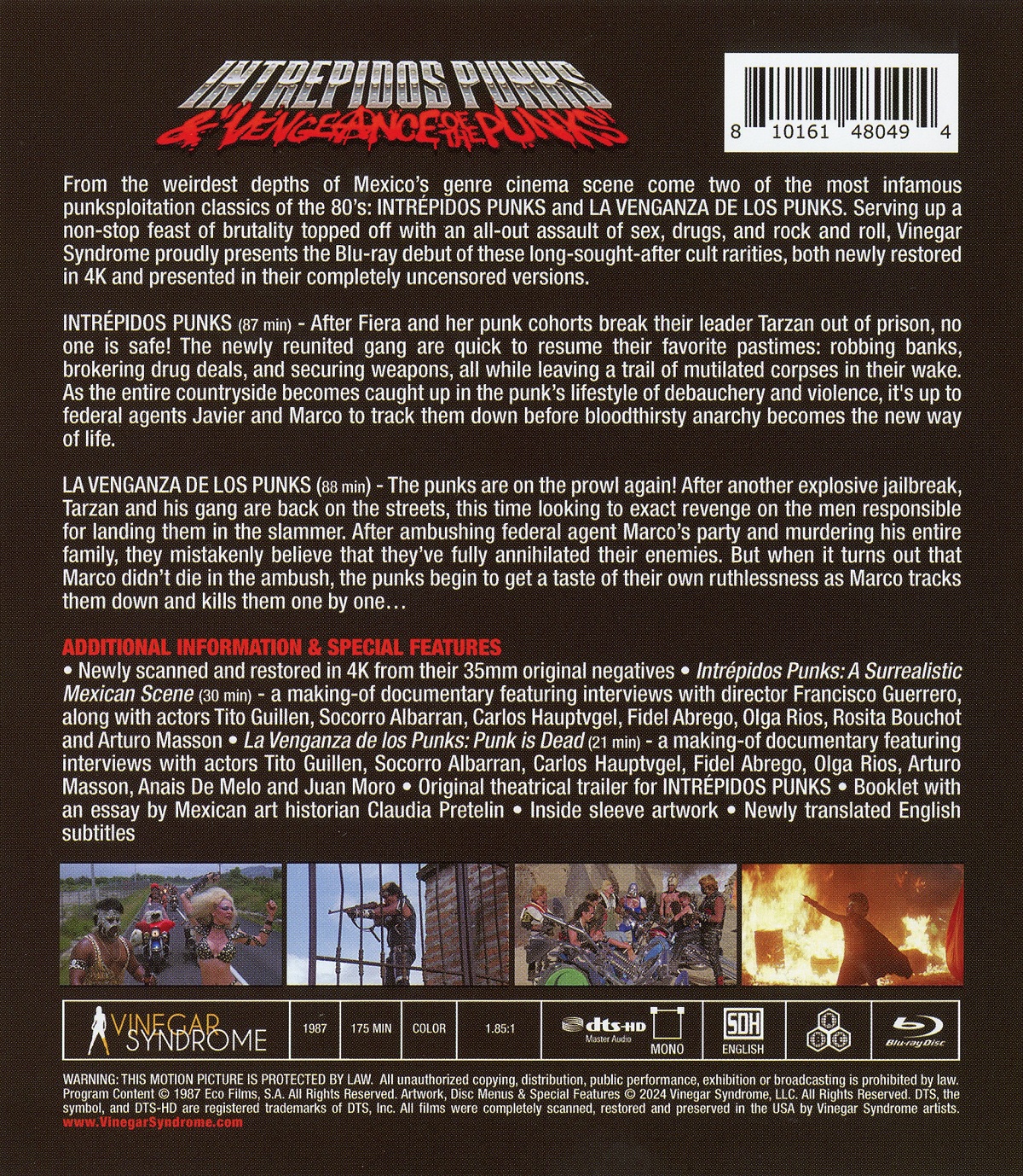 Intrépidos Punks / Vengeance of the Punks (ej svensk text) (Blu-ray) - 2