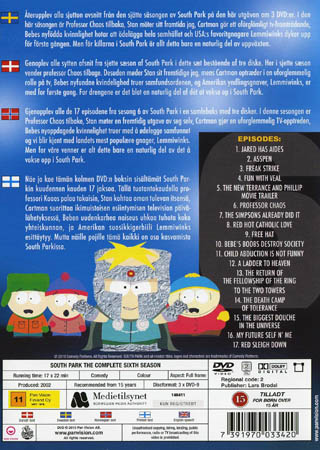 South Park - Säsong 6 (Begagnad) - 2