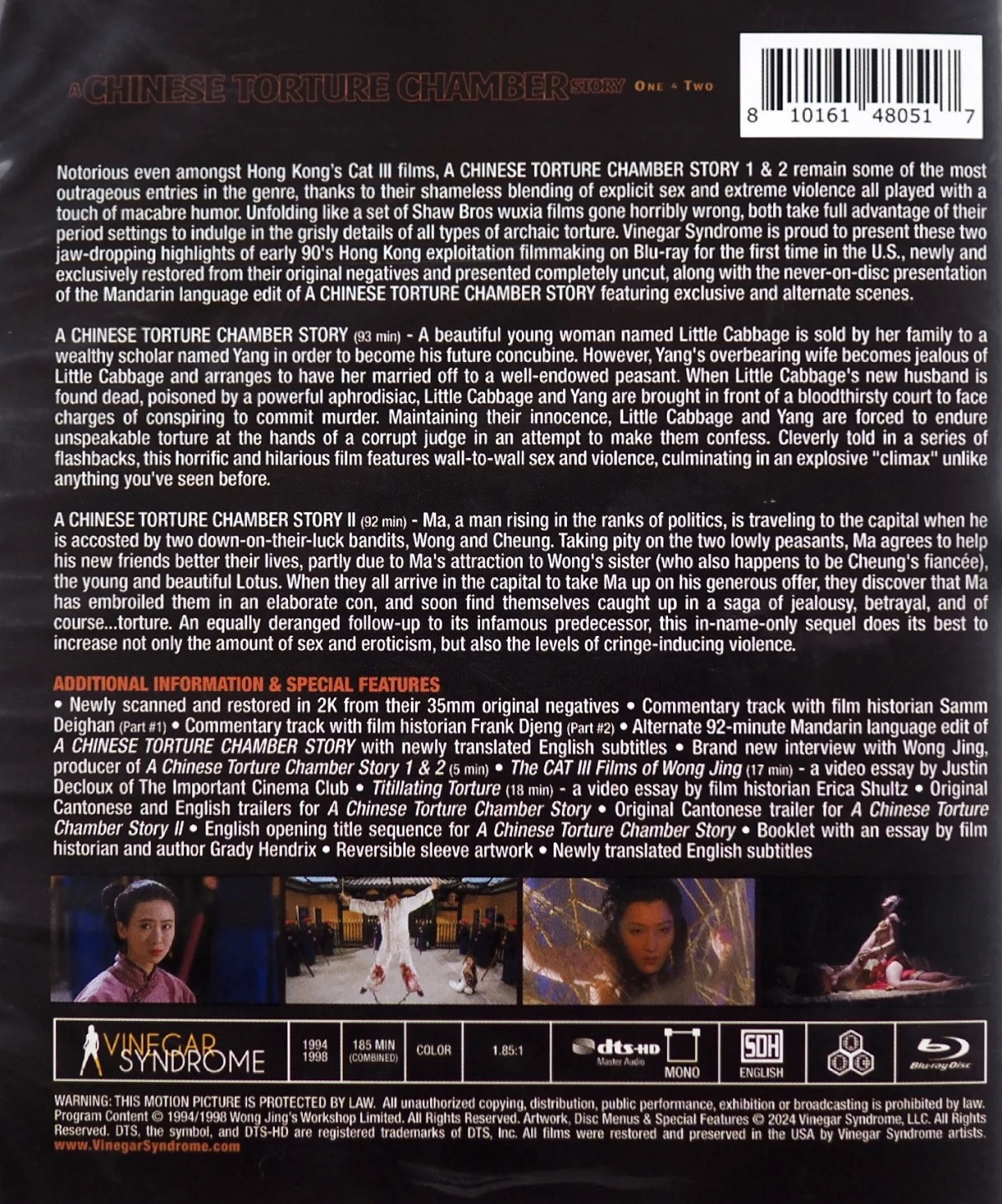 A Chinese Torture Chamber Story 1 & 2 (ej svensk text) (Blu-ray) - 2