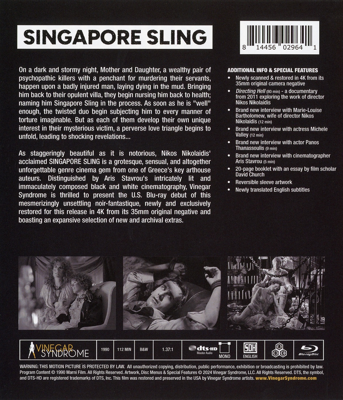 Singapore Sling (ej svensk text) (Blu-ray) - 2