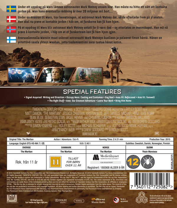 Martian (Blu-ray) - 2