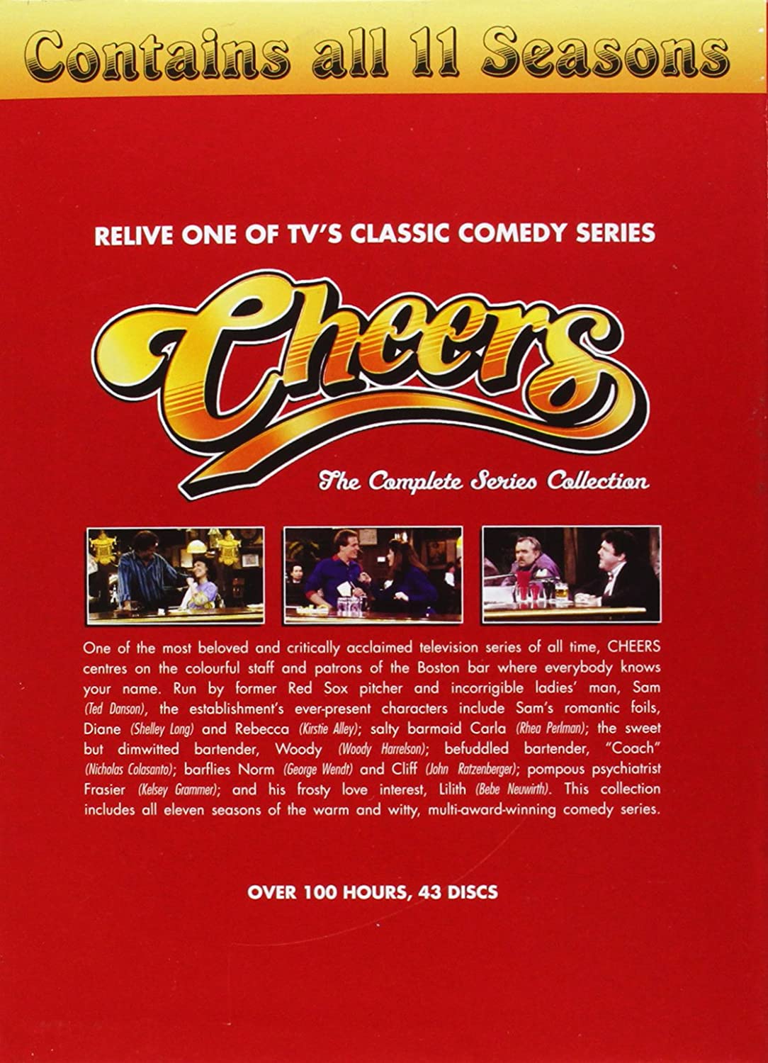 Cheers - Complete Series (43-disc) (ej svensk text säs 7-11) - 2